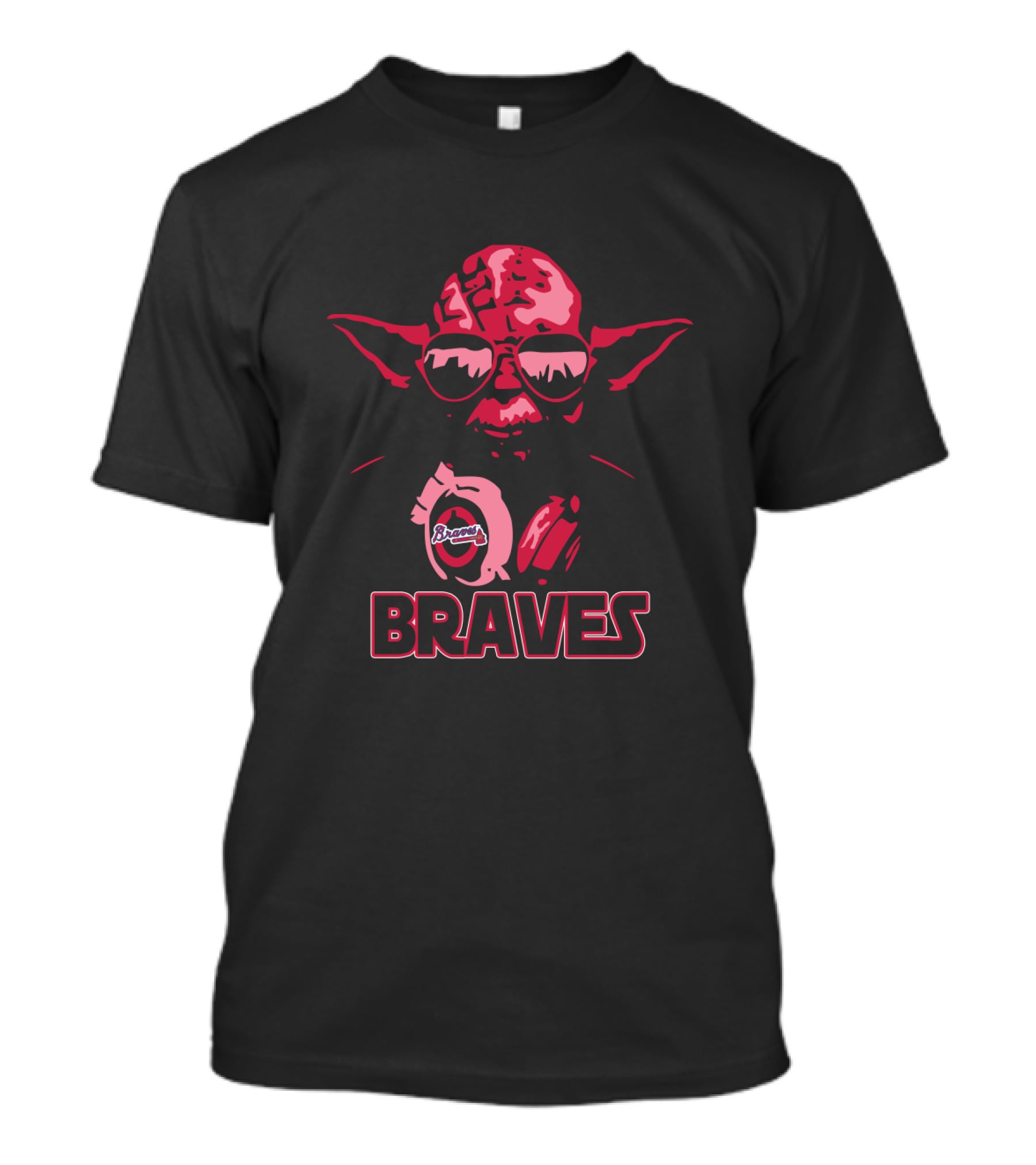 Yoda Braves Star Wars Atlanta Fans T-Shirt