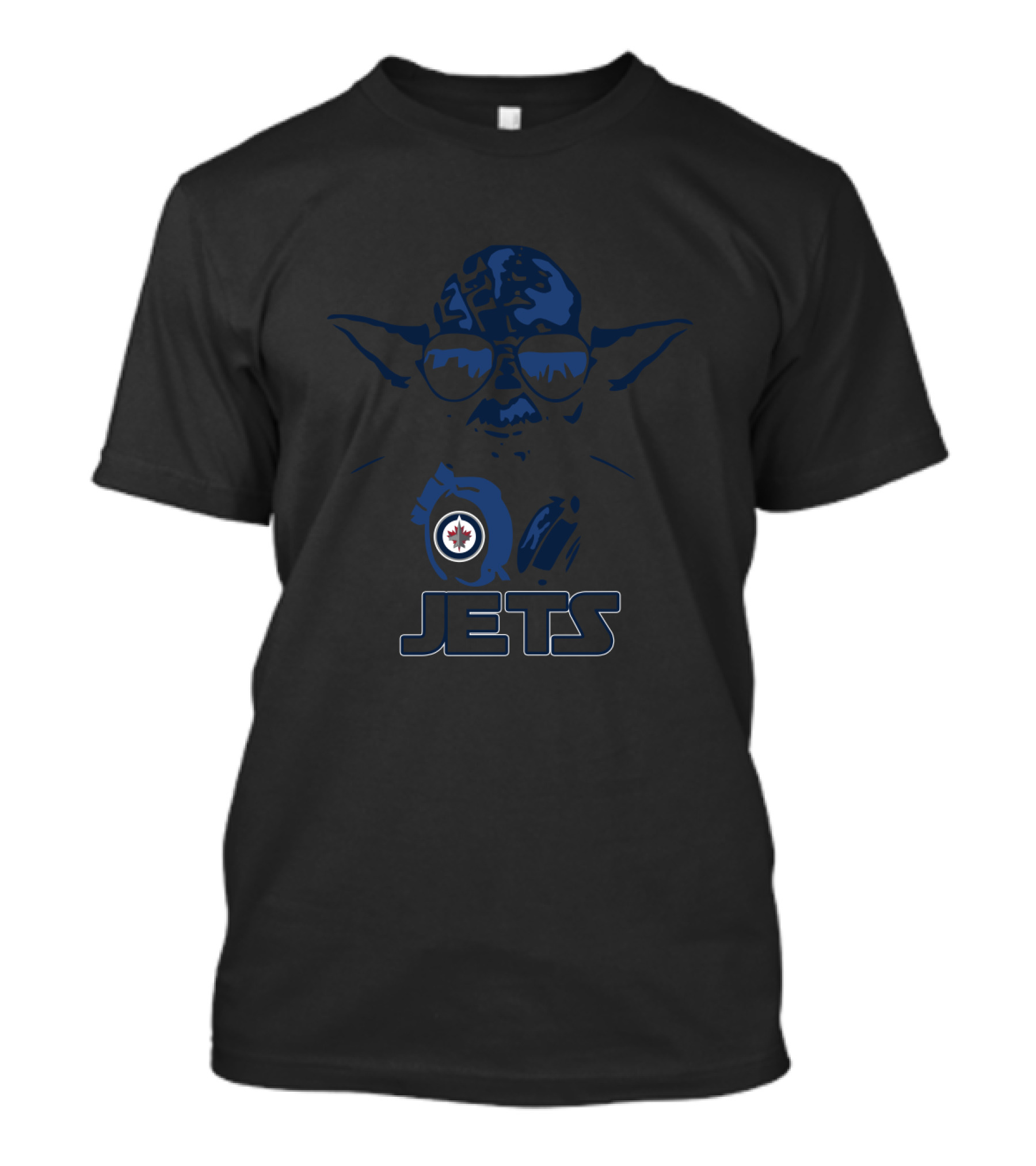 Yoda Star Wars Winnipeg Jets Fans Jets T-Shirt