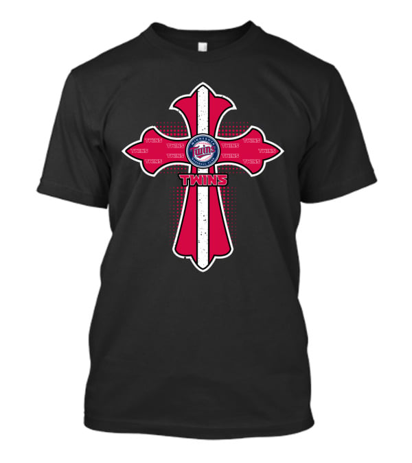 Minnesota Twins Baseball Cross For Jesus Fans T-Shirt