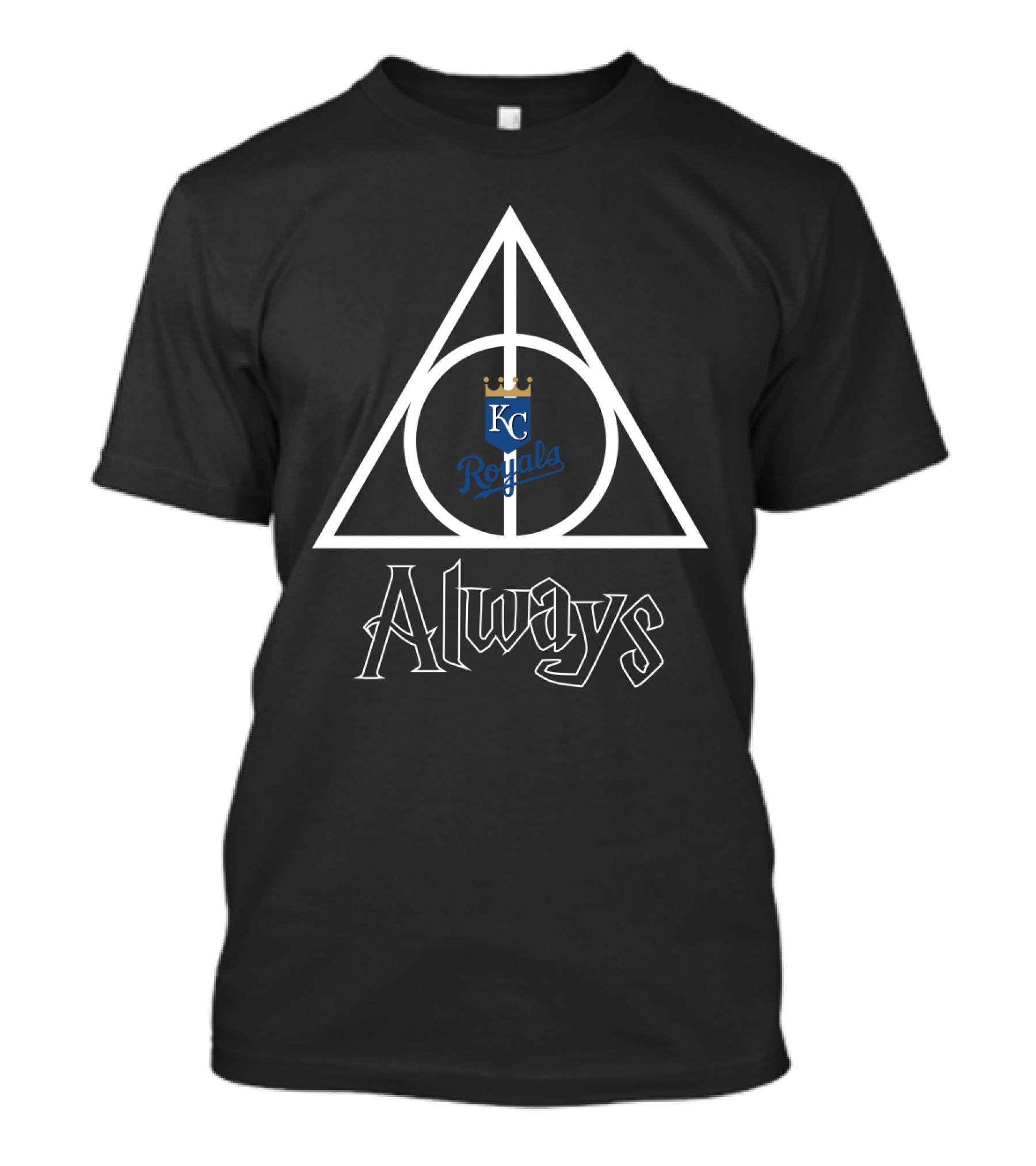 Kansas City Royals Deathly Hallows Always T-Shirt