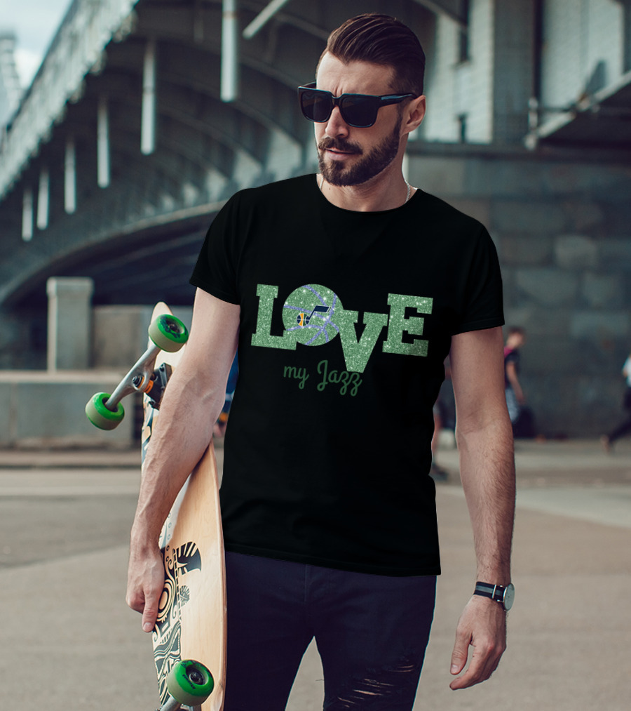 Love My Jazz Utah Basketball Fans T-Shirt