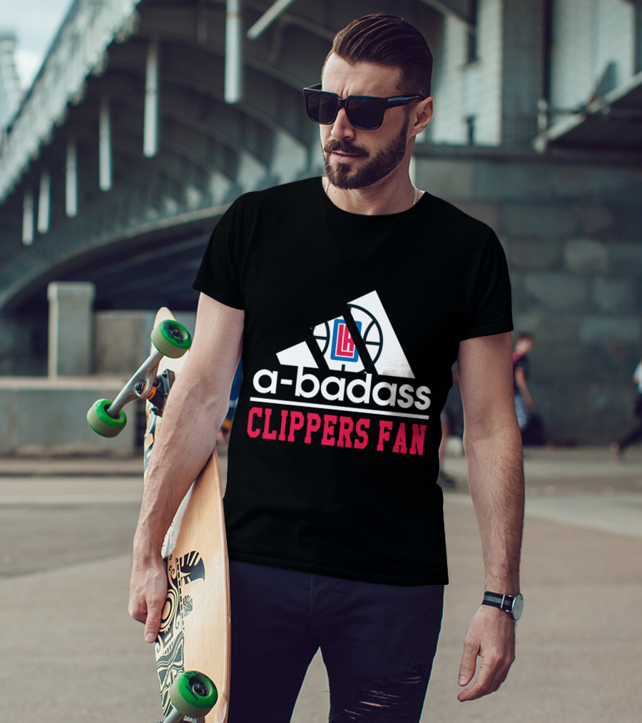 A-Badass Clippers Fan T-Shirt
