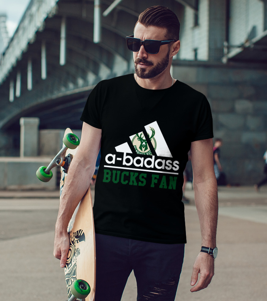 A-Badass Milwaukee Bucks Fan T-Shirt