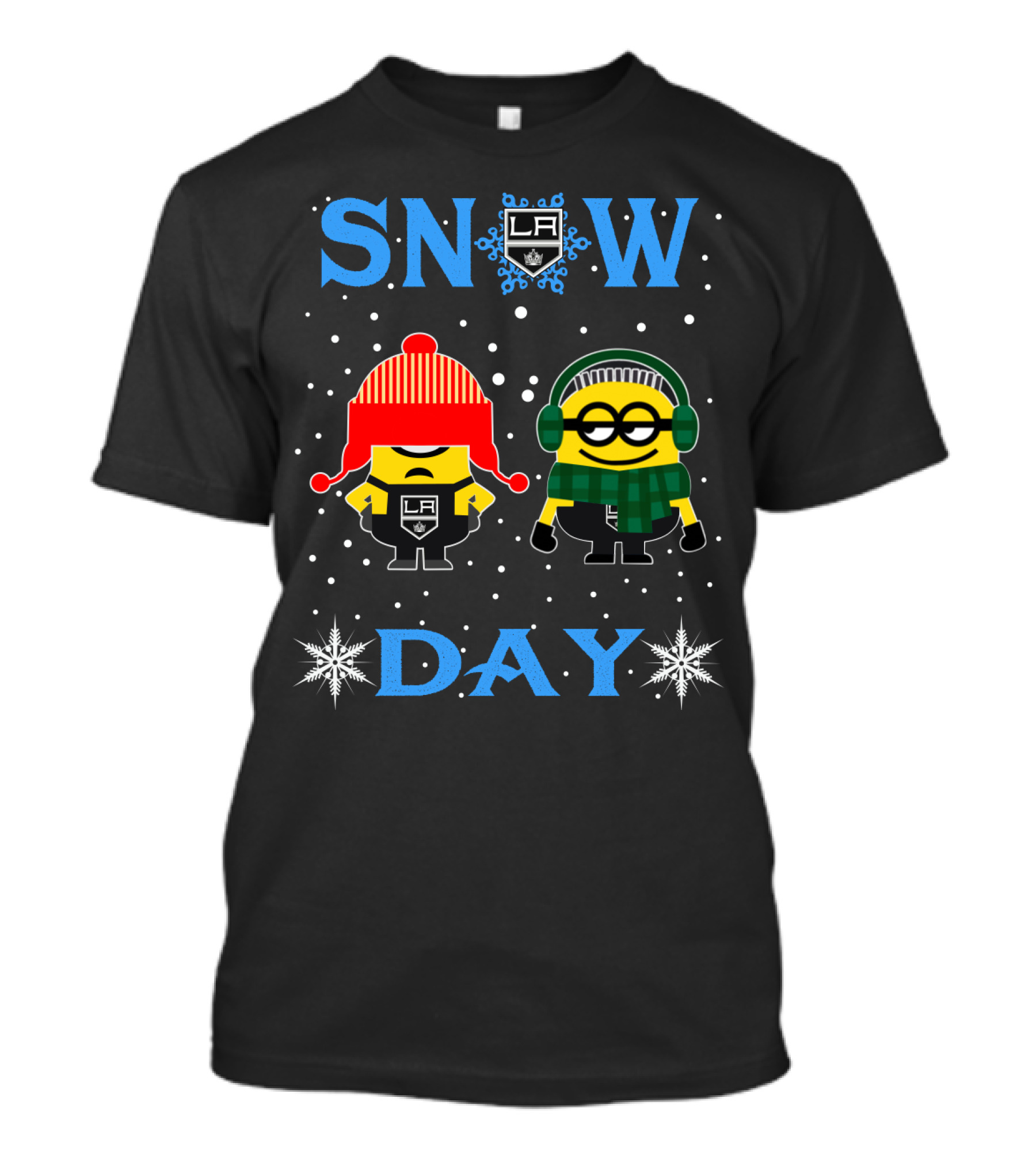 Snow Day La Kings Minions Winter Fun T-Shirt
