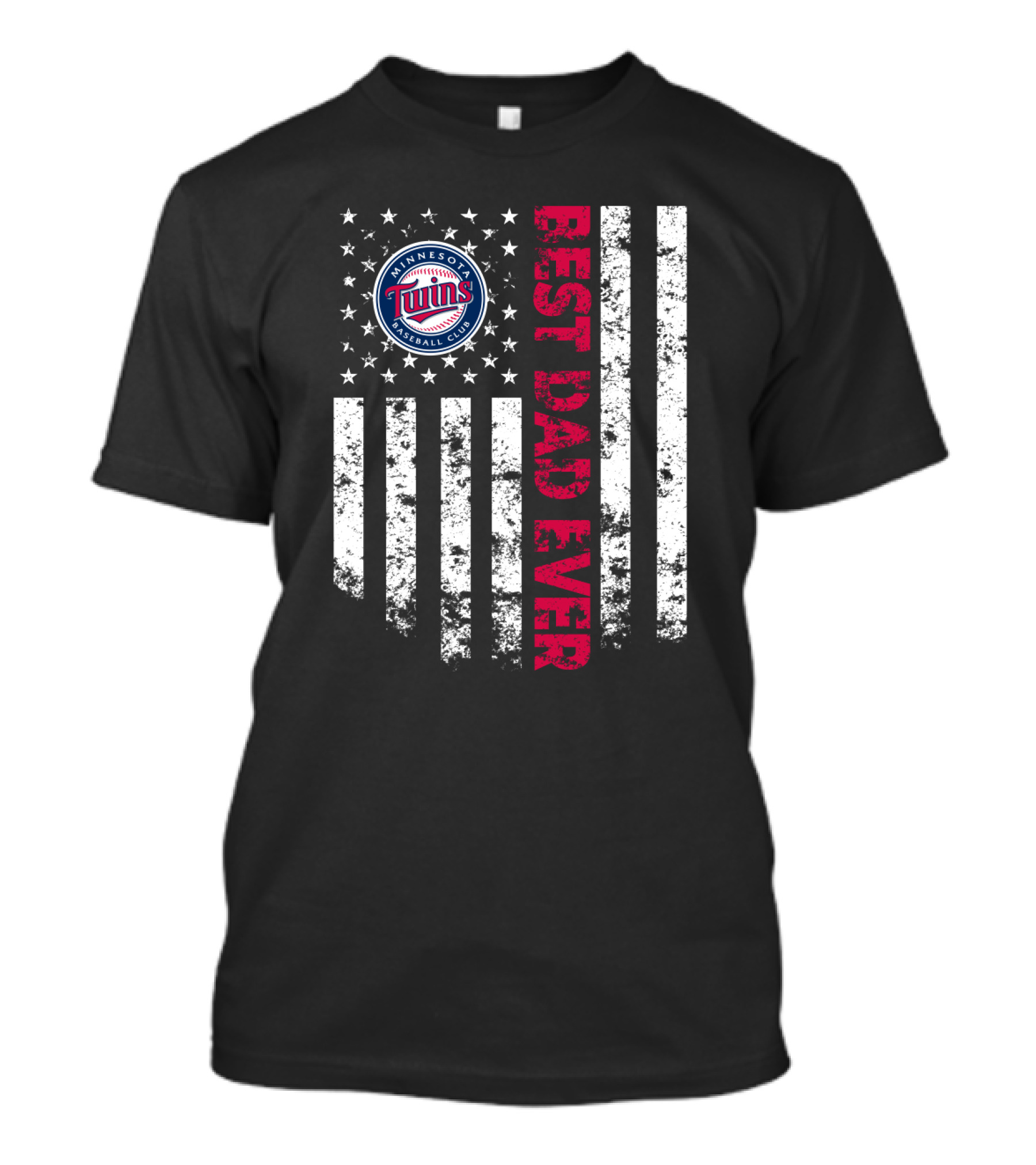 Minnesota Twins Baseball Club Best Dad Ever T-Shirt