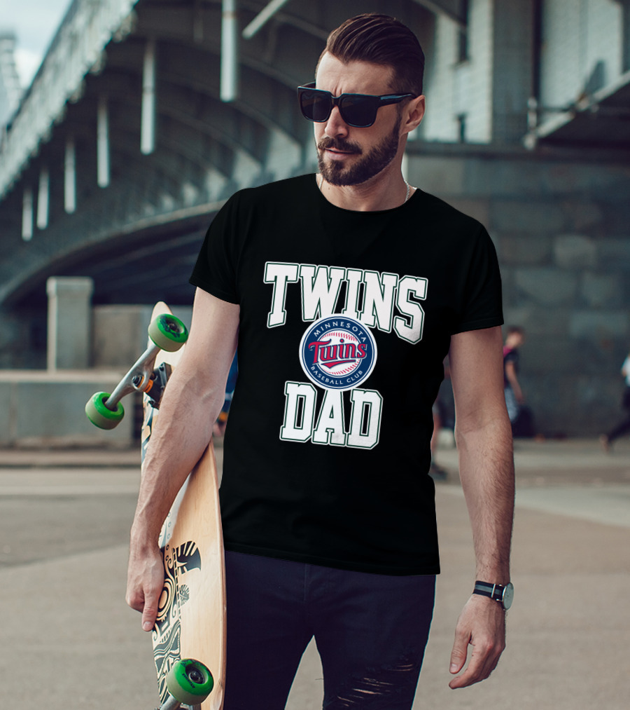 Minnesota Twins Baseball Club Dad Fan Twins T-Shirt