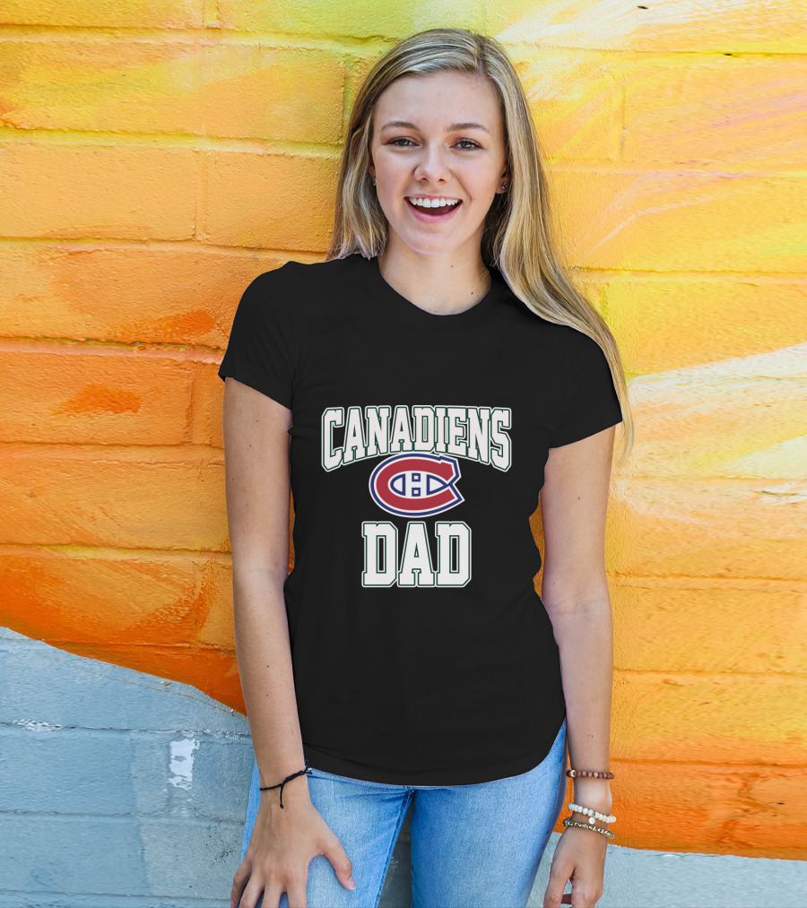 Canadiens Dad Montreal Hockey Team T-Shirt