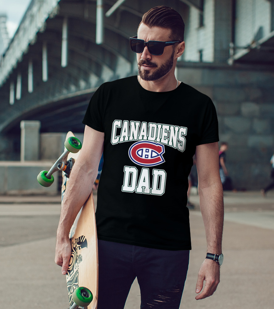 Canadiens Dad Montreal Hockey Team T-Shirt