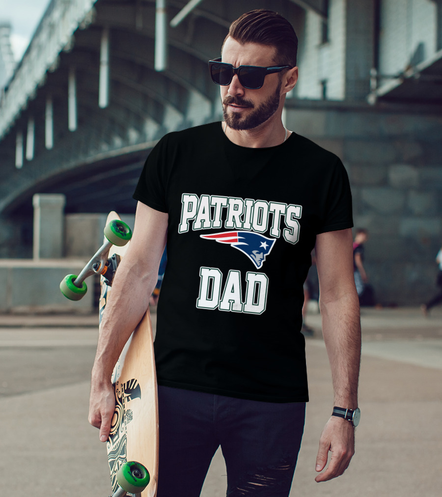 New England Patriots Dad Football Pride Father's Day T-Shirt