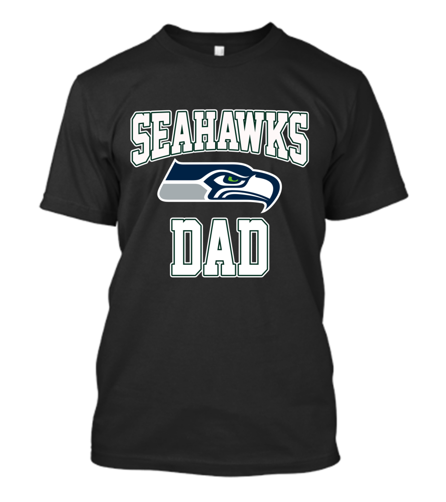 Seattle Seahawks Dad Father's Day Gift T-Shirt