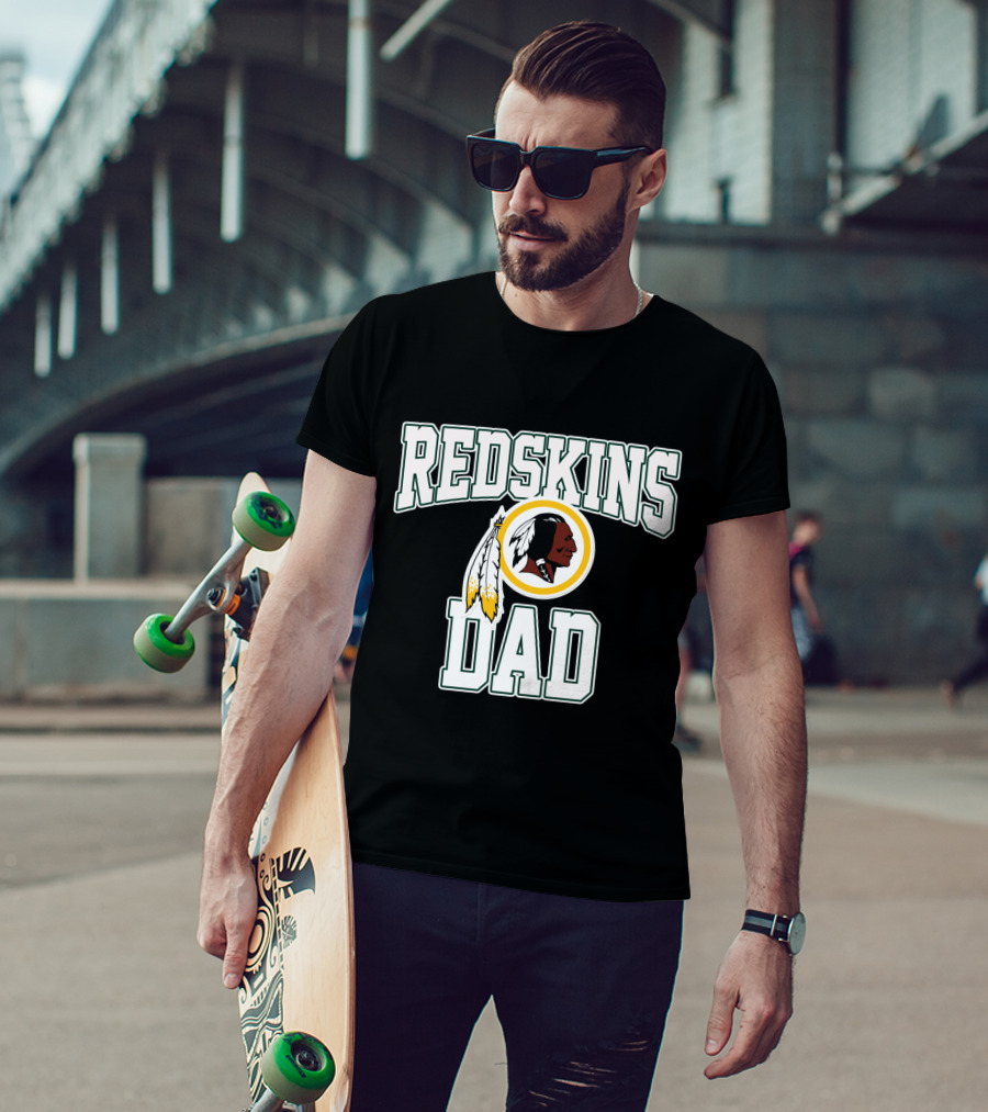 Redskins Dad Father's Day Gift For Washington Football Fans T-Shirt