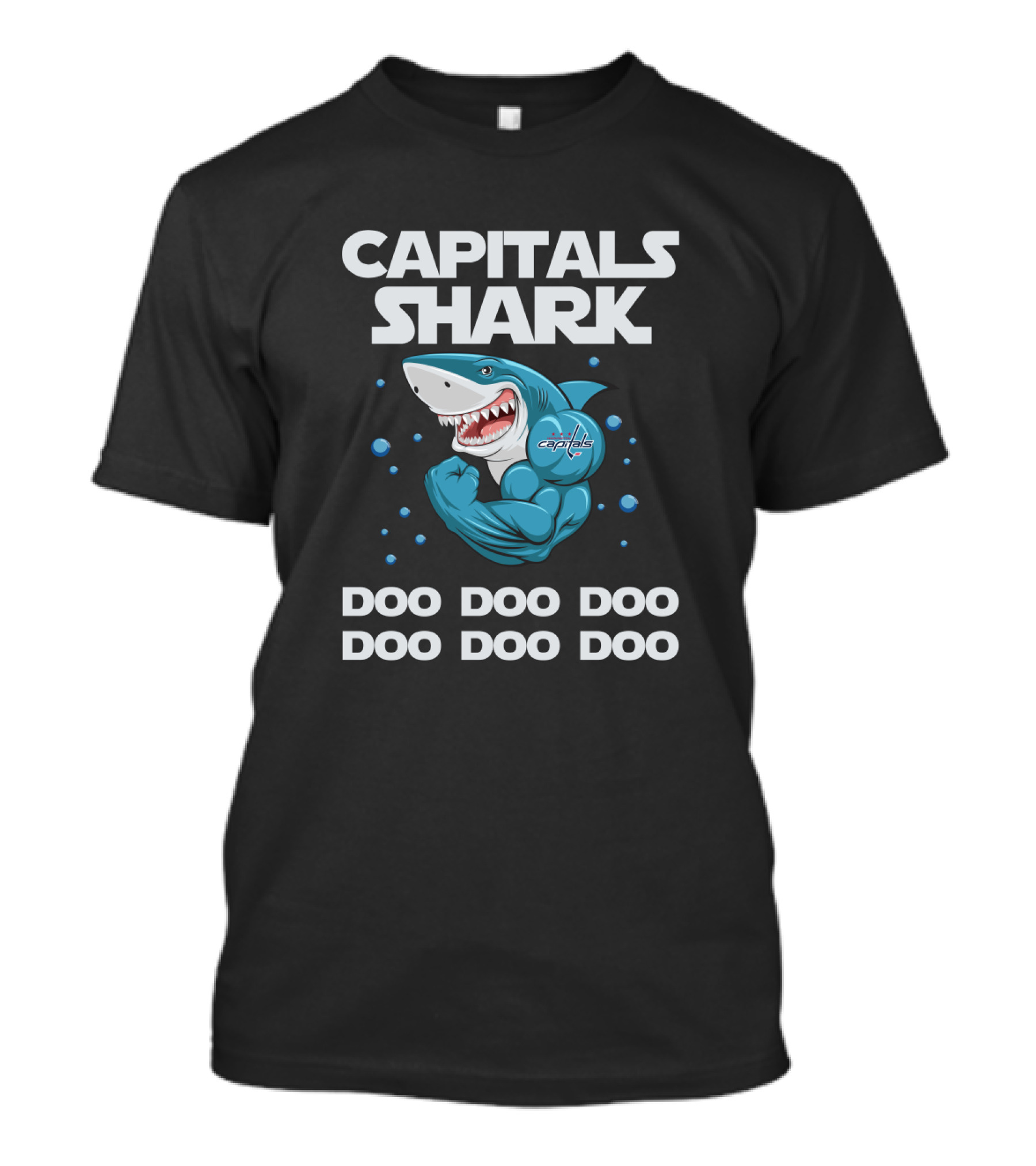Capitals Shark Doo Doo Doo Washington Nhl T-Shirt