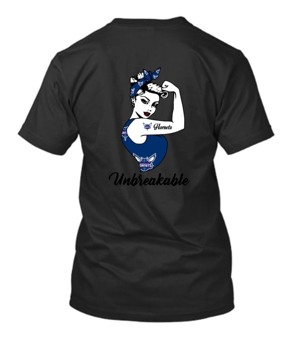Charlotte Hornets Unbreakable Strong Girl T-Shirt
