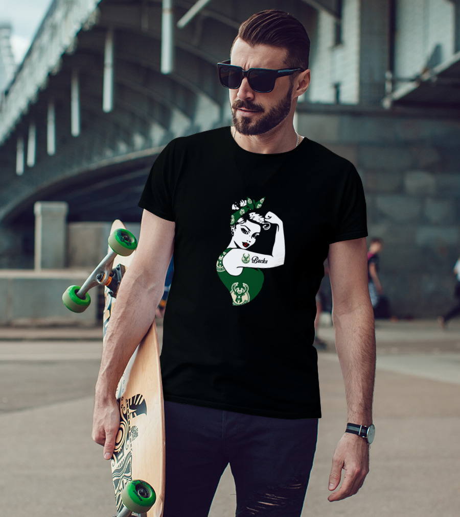 Milwaukee Bucks Strong Unbreakable Girl T-Shirt