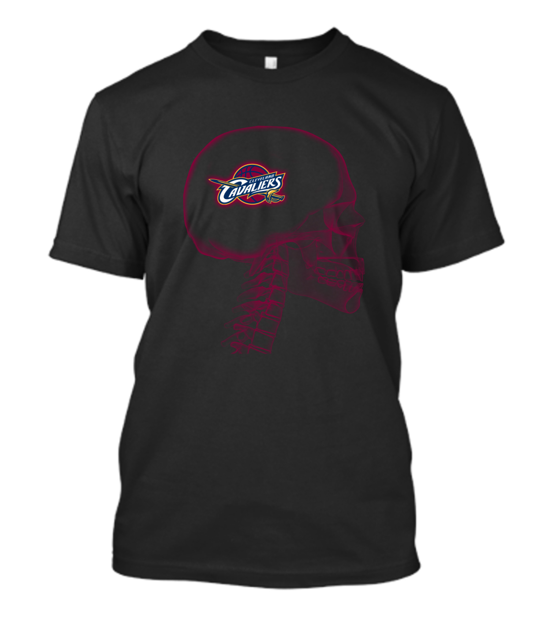 Cleveland Cavaliers Basketball Skull Halloween T-Shirt