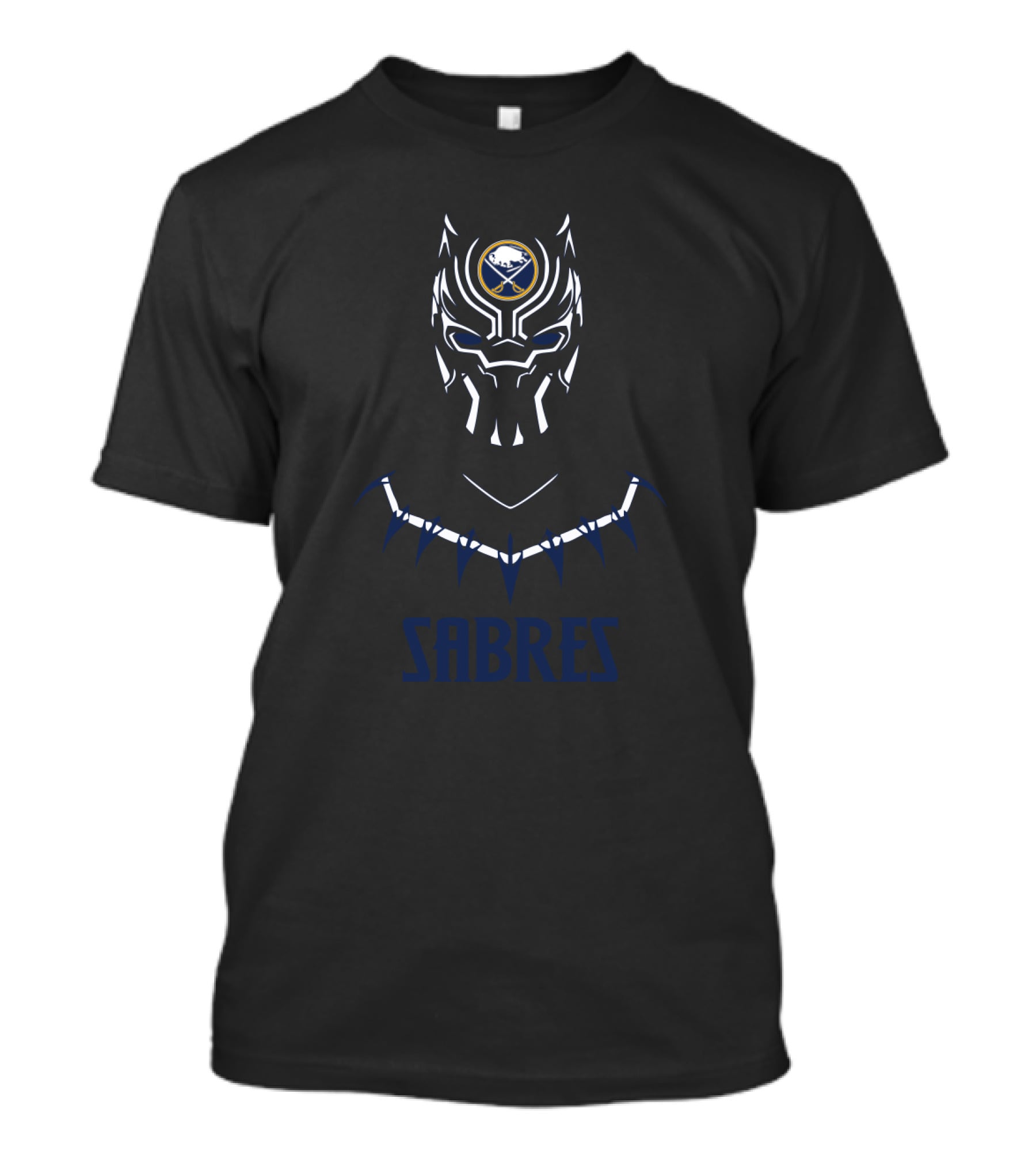 Sabres And Black Panther Fans Unite With Buffalo Hockey And Marvel Fusion T-Shirt