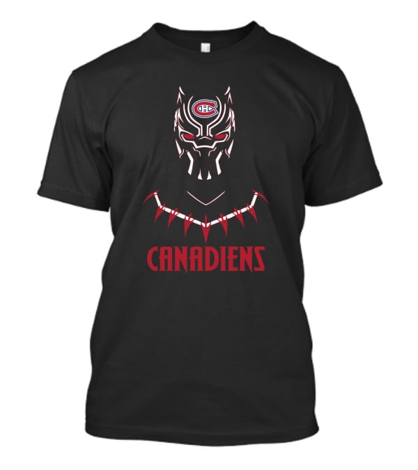 Montreal Canadiens Black Panther Collaboration Fans T-Shirt