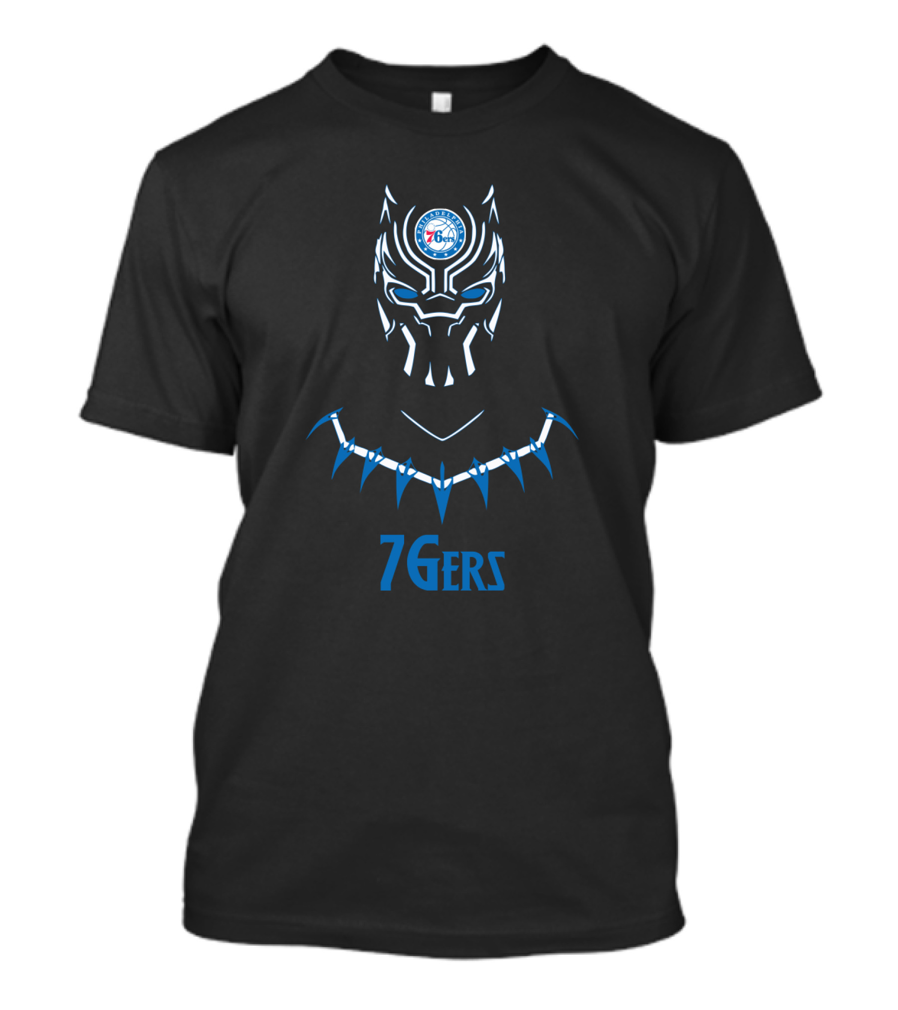 Philadelphia 76ers Fans Black Panther 7Gers T-Shirt