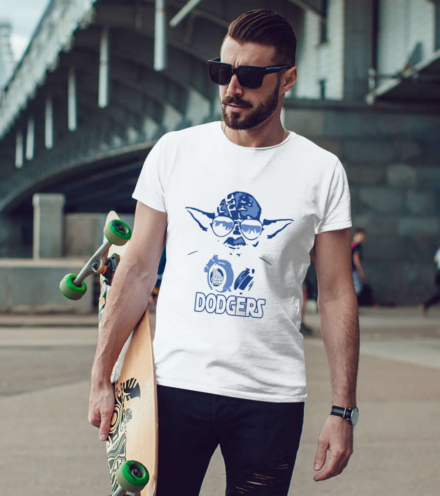 Yoda Dodgers LA Star Wars Los Angeles Fans T-Shirt
