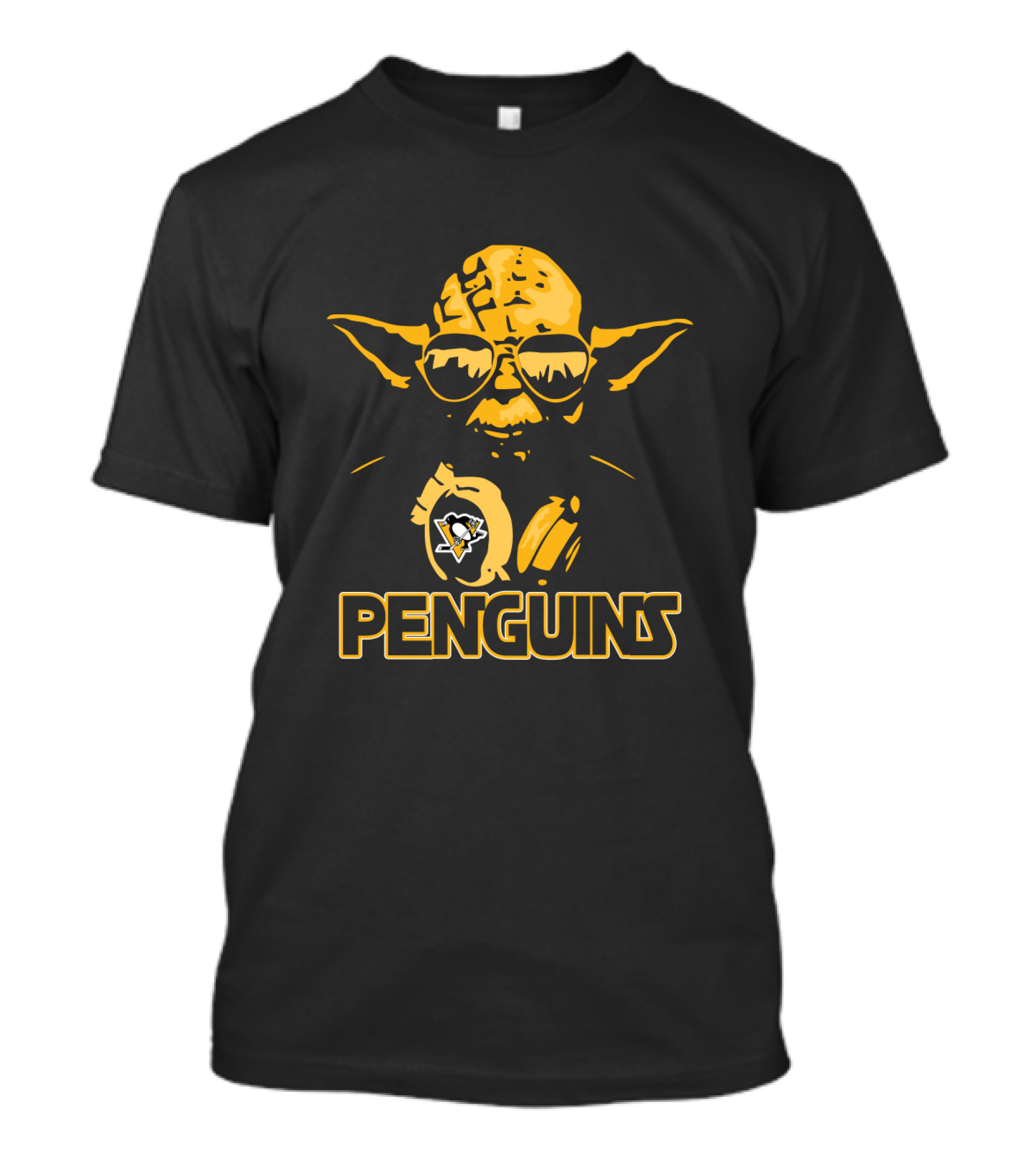 Yoda Star Wars Pittsburgh Penguins Fans Iconic T-Shirt