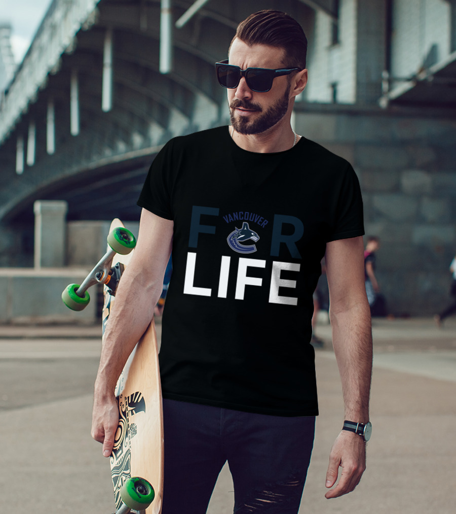 Vancouver Canucks For Life Fan Spirit T-Shirt