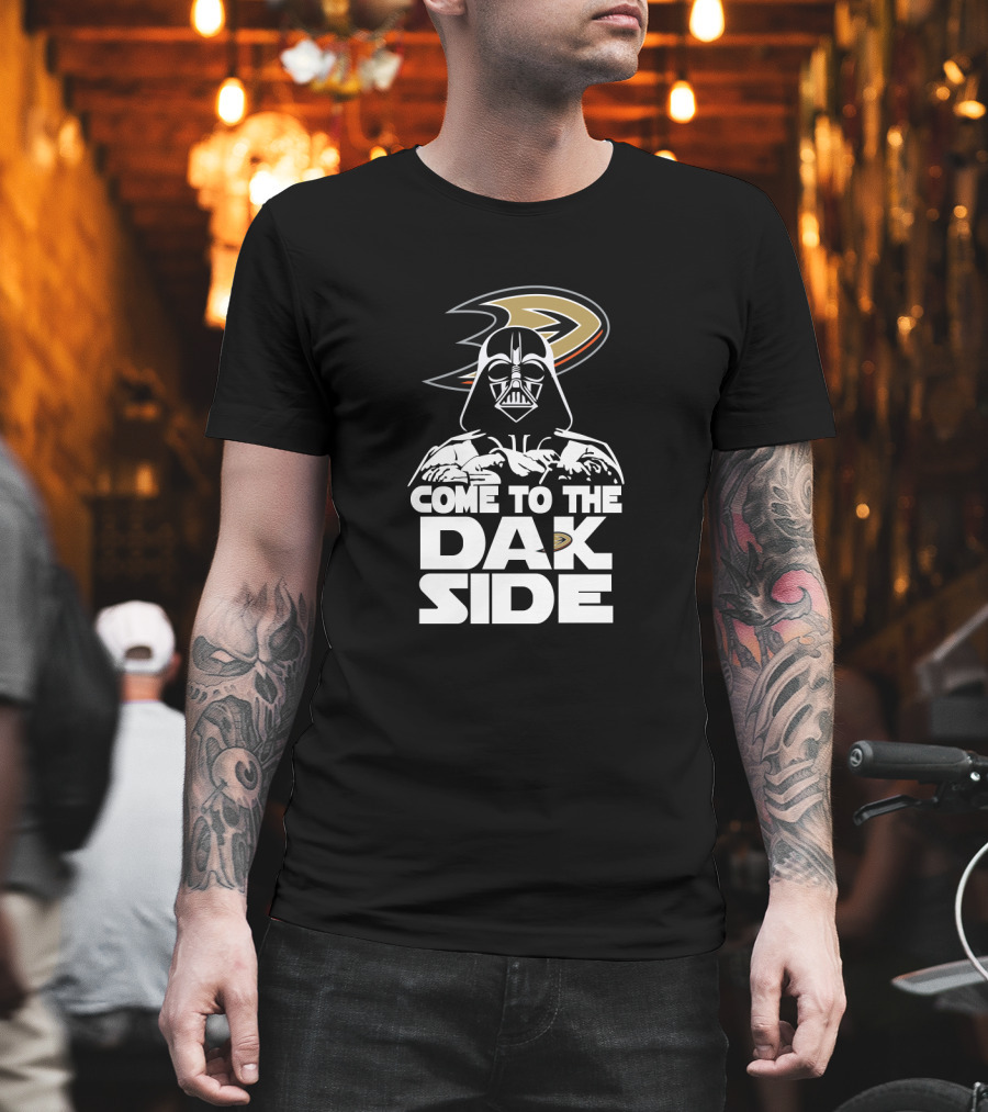 Darth Vader Come to the Dark Side Anaheim Ducks Fans T-Shirt