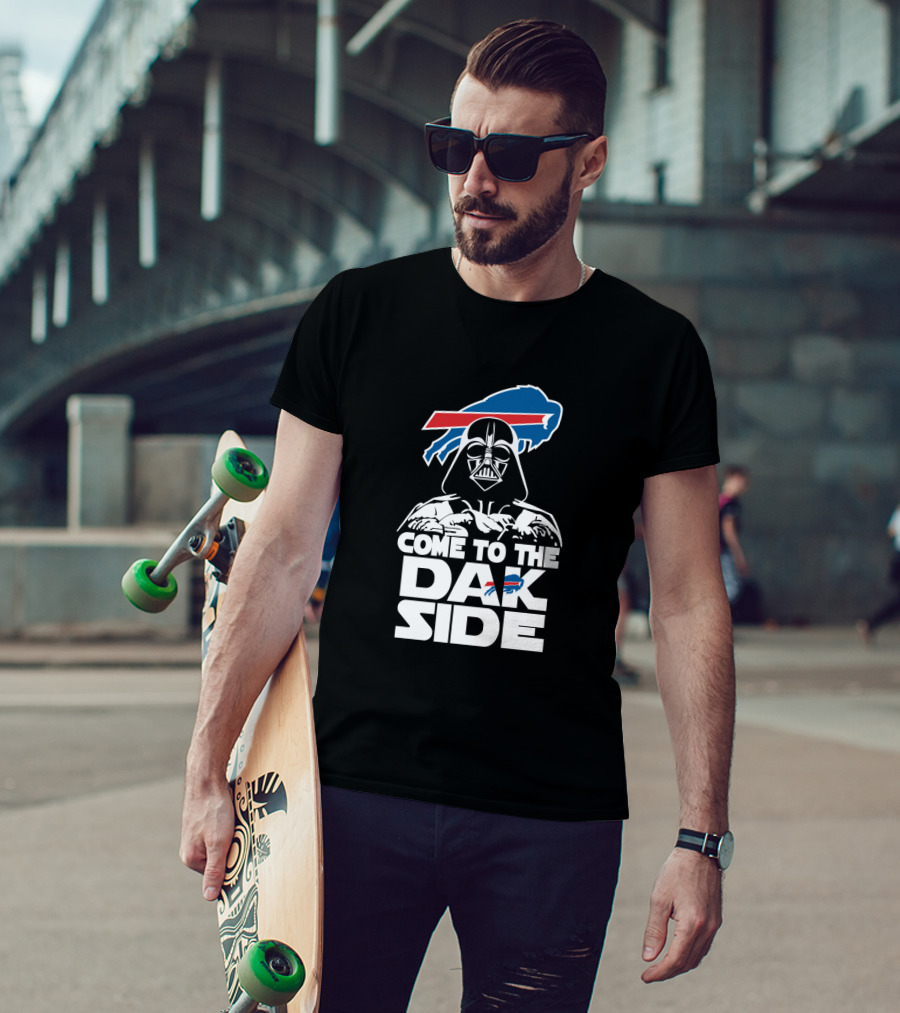 Come To The Dak Side Darth Vader Buffalo Bills Fans T-Shirt