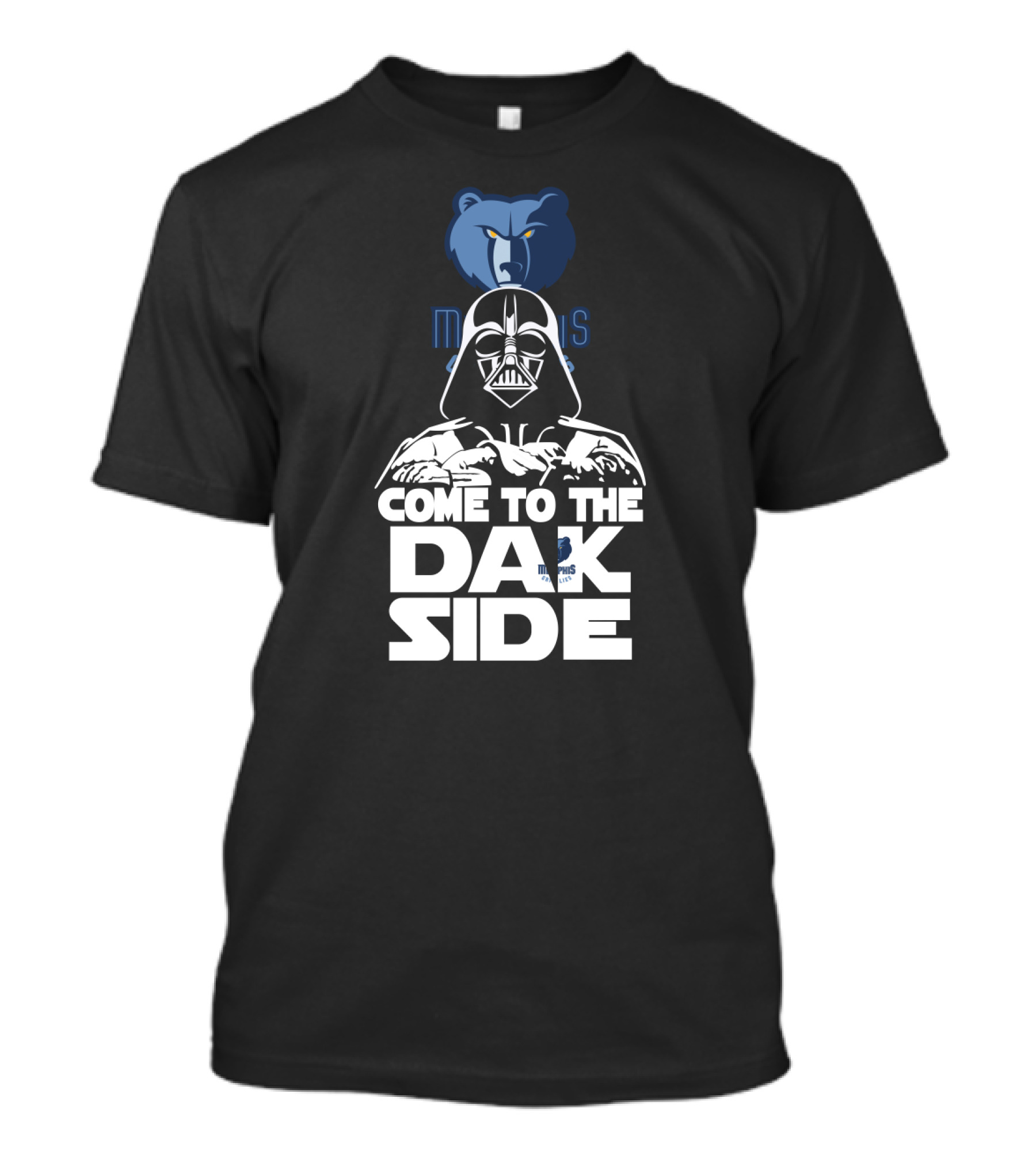 Come To The Dark Side Darth Vader Memphis Grizzlies T-Shirt