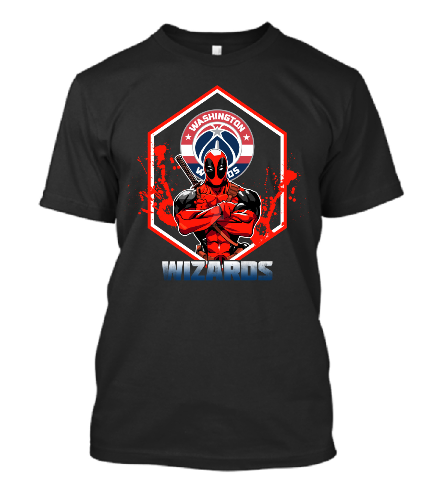 Deadpool Washington Wizards Crossover Fan T-Shirt