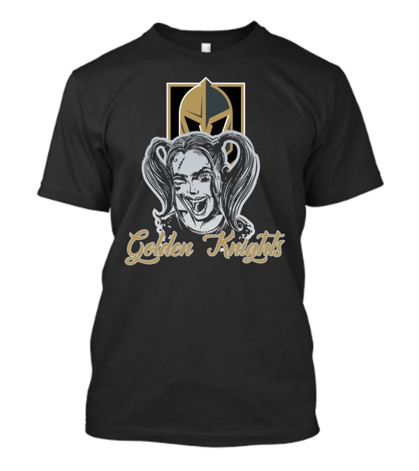 Harley Quinn Golden Knights Fans T-Shirt