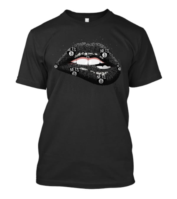 Brooklyn Nets Lips Fan T-Shirt