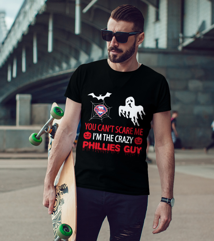 Philadelphia Phillies Halloween Crazy Phillies Guy T-Shirt