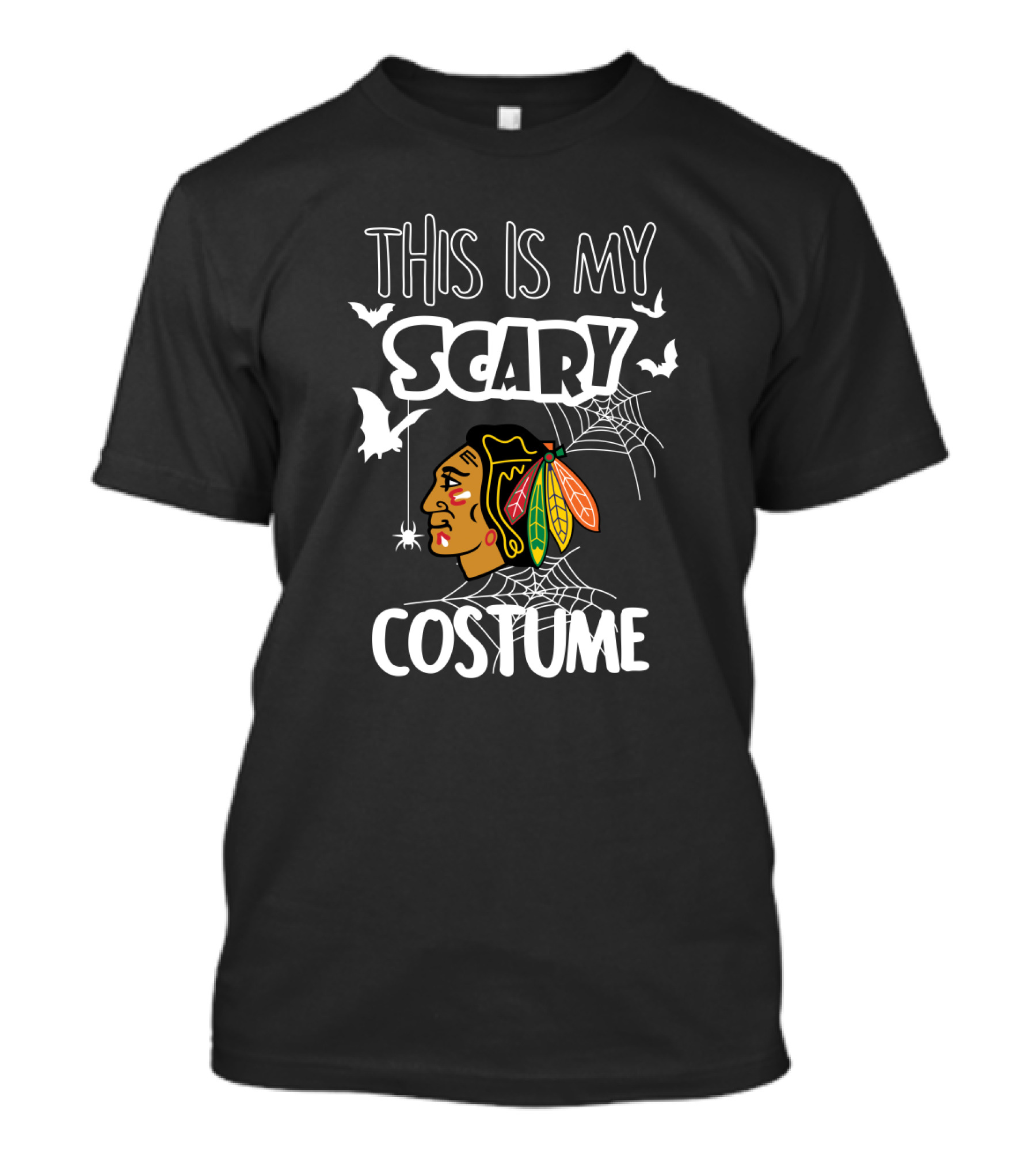 This Is My Scary Costume Chicago Blackhawks Halloween T-Shirt
