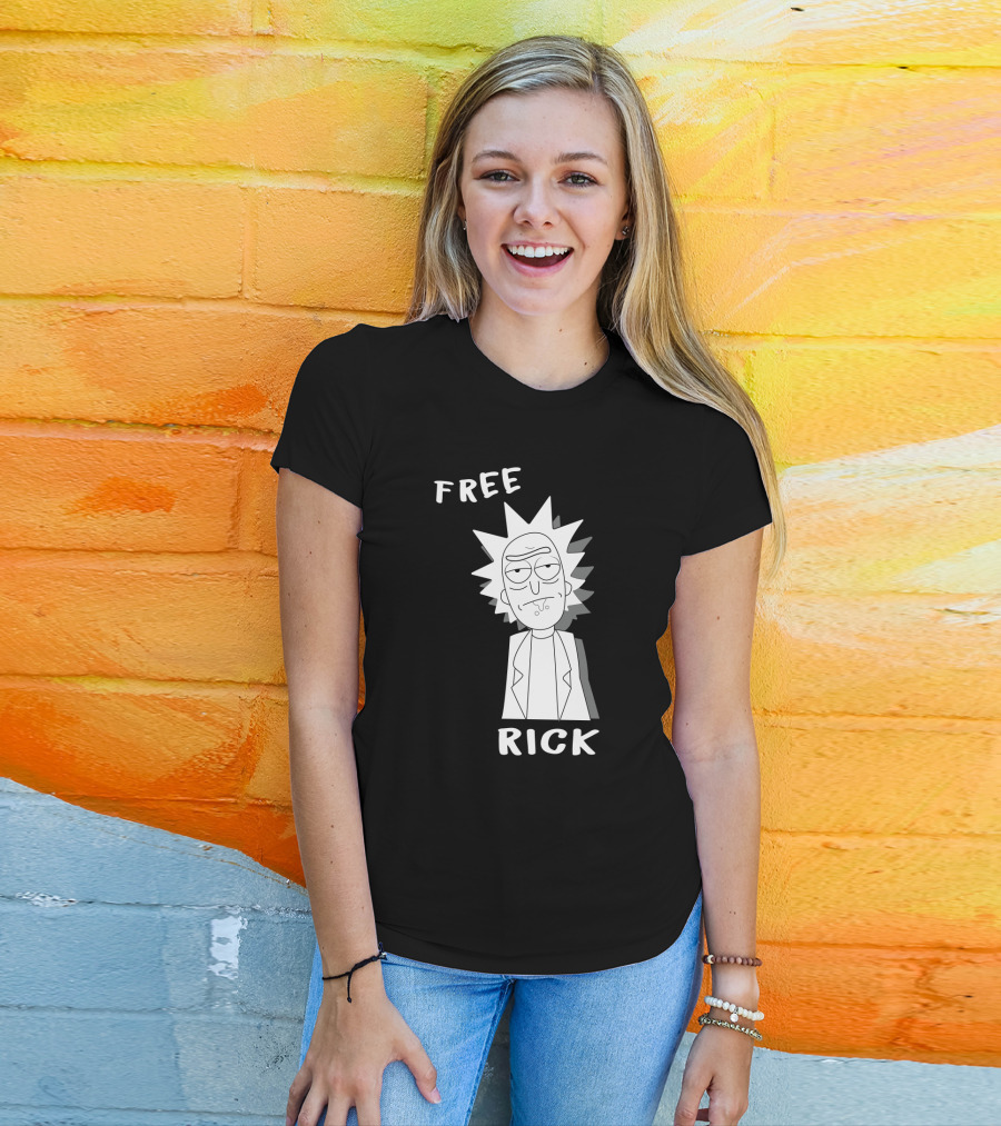 Rick And Morty Fans Unite For Free Rick Movement T-Shirt