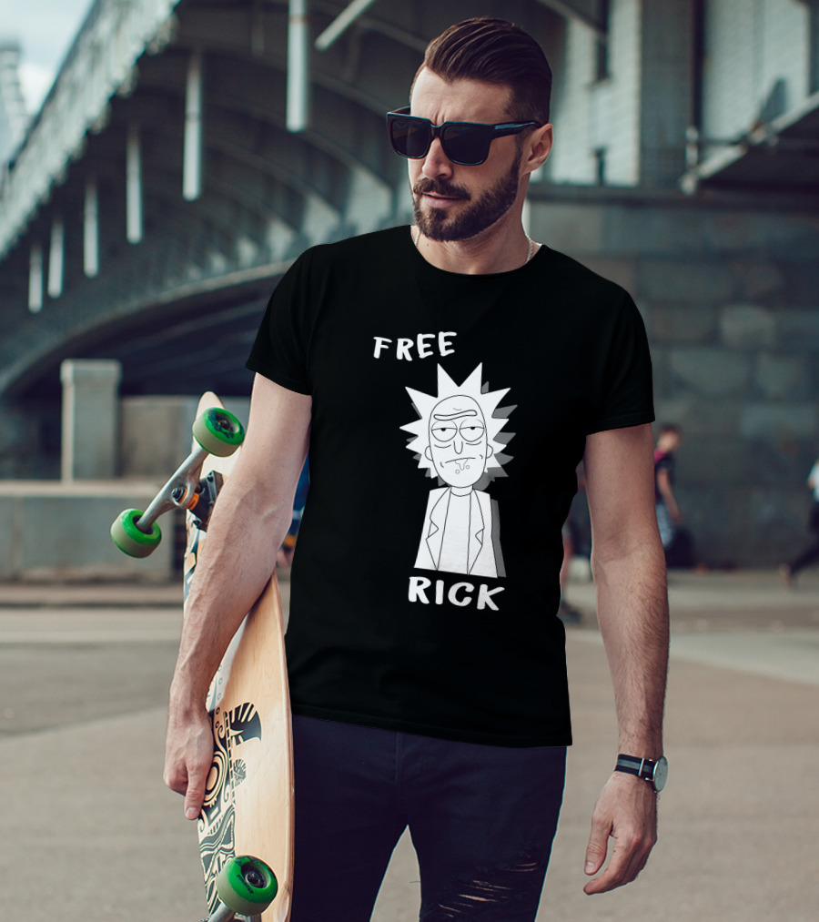 Rick And Morty Fans Unite For Free Rick Movement T-Shirt