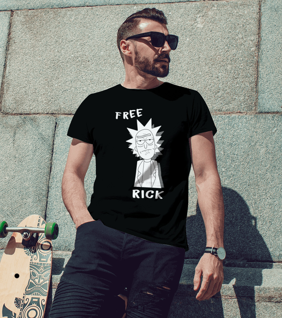 Rick And Morty Fans Unite For Free Rick Movement T-Shirt