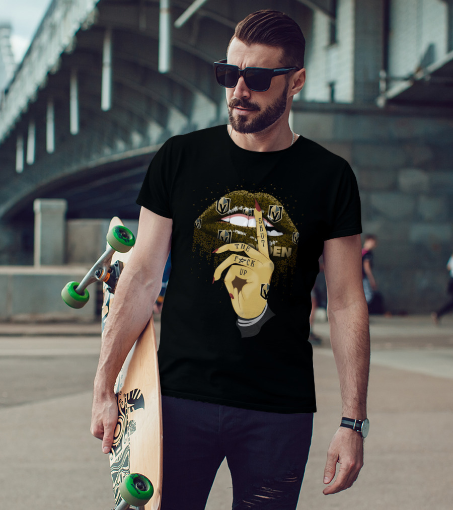 Vegas Golden Knights Lip Shut Up T-Shirt