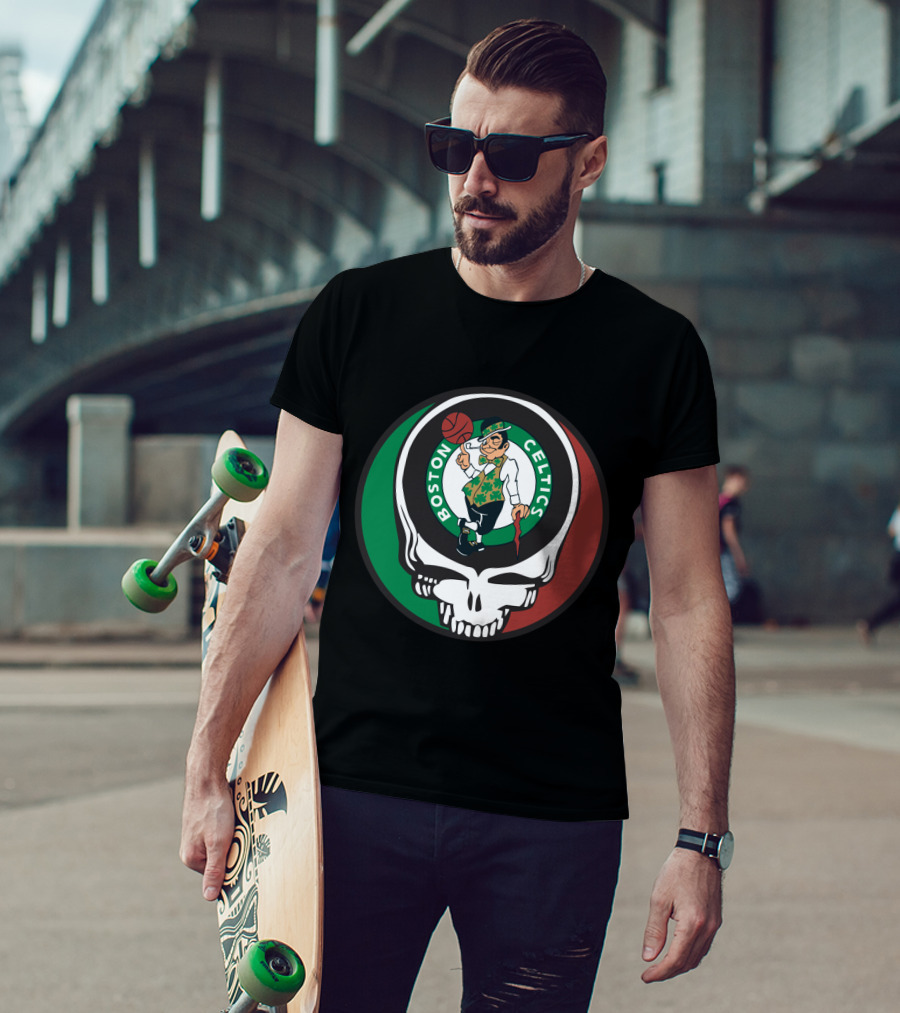 Boston Celtics Grateful Dead Collaboration T-Shirt