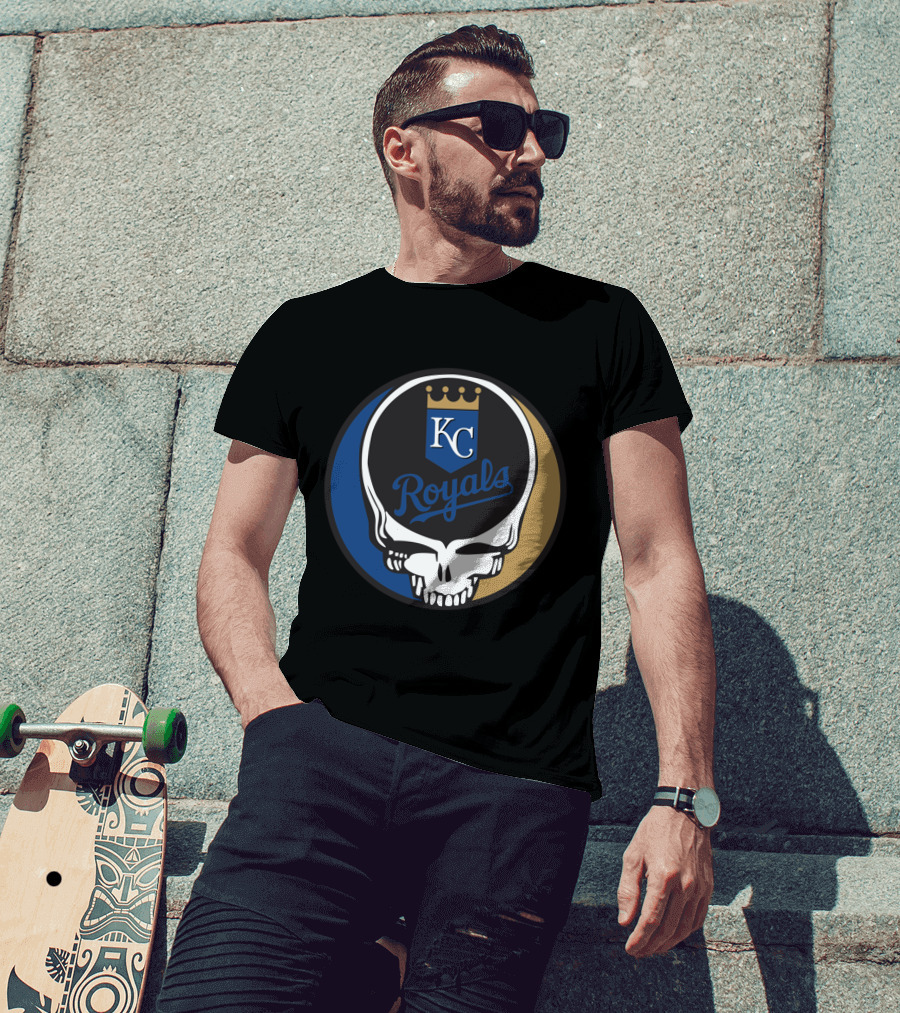 Kansas City Royals Grateful Dead Steal Your Face T-Shirt
