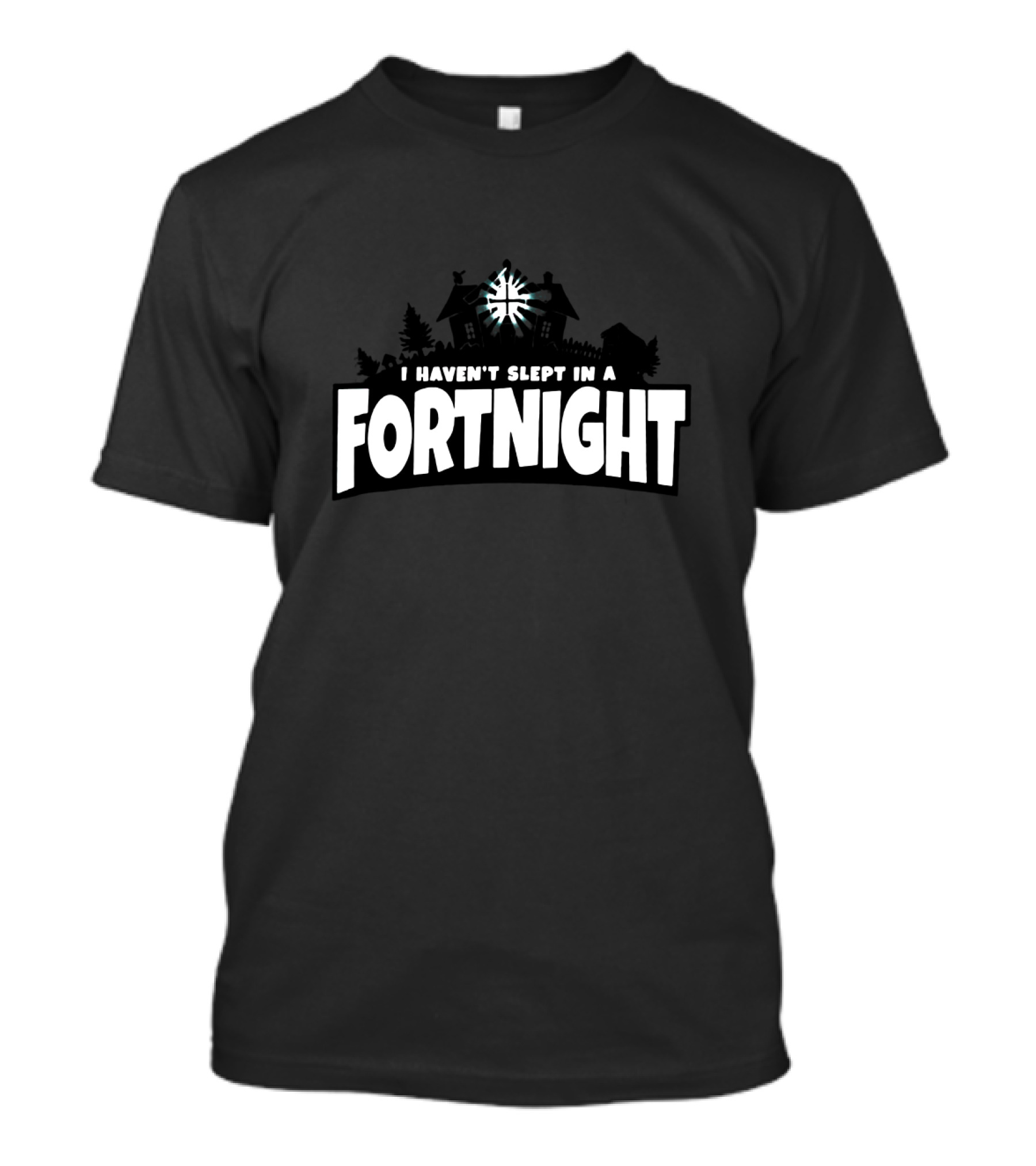 I Haven't Slept In A Fortnight Haunted House Theme T-Shirt