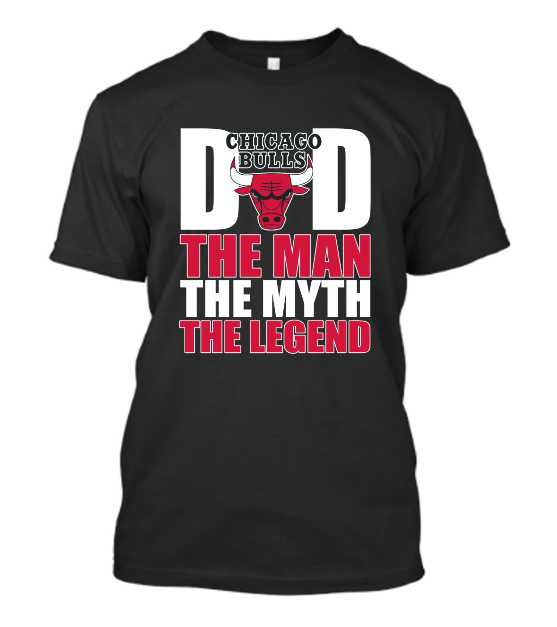 Chicago Bulls Dad The Man The Myth The Legend T-Shirt