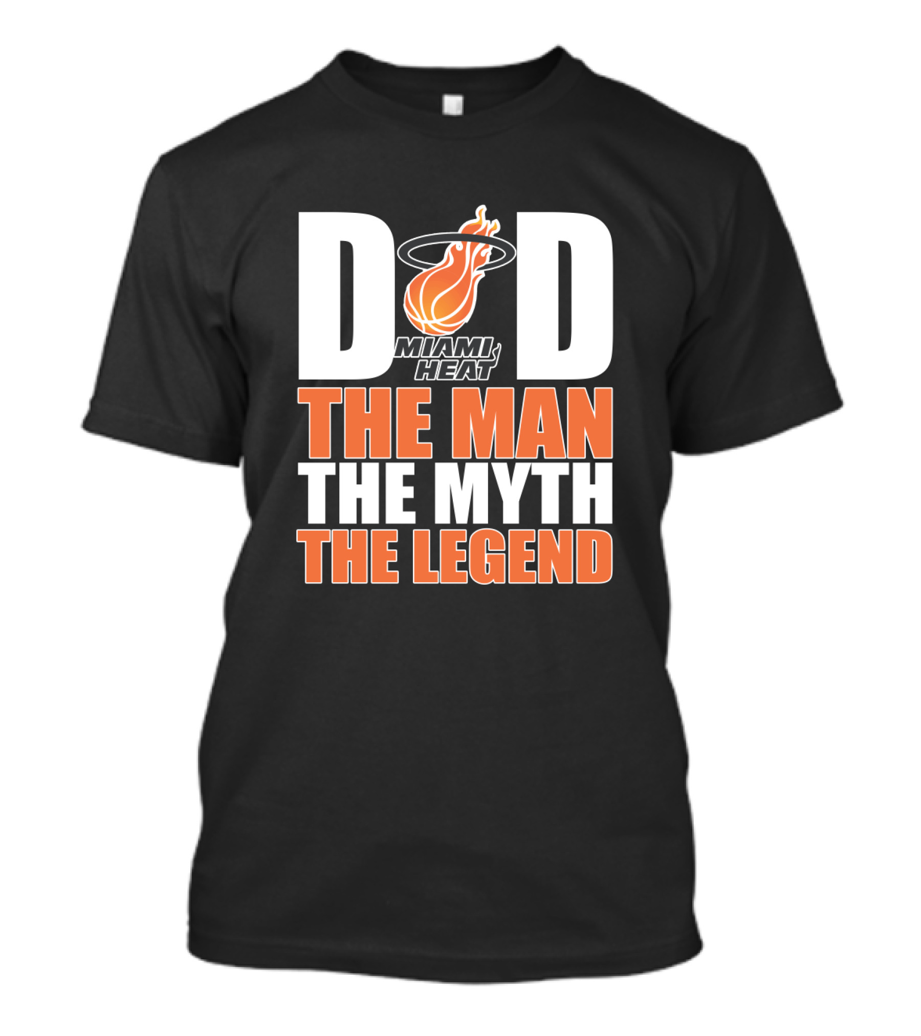 Miami Heat Dad The Man The Myth The Legend Father's Day T-Shirt