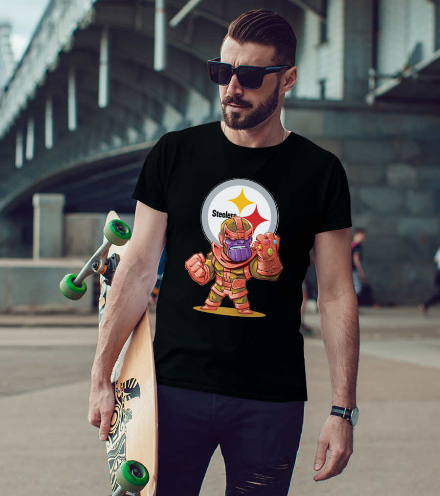 Thanos Steelers Superfan Fusion T-Shirt