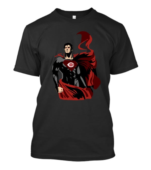 Cincinnati Reds Superman Logo Mashup T-Shirt