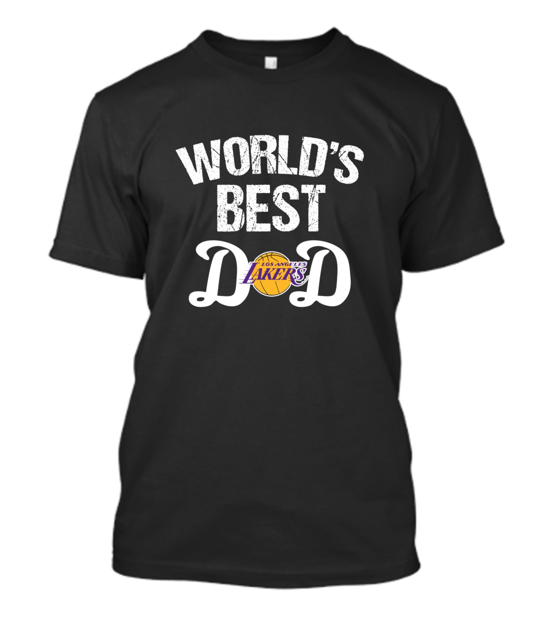 World's Best Los Angeles Lakers Dad T-Shirt