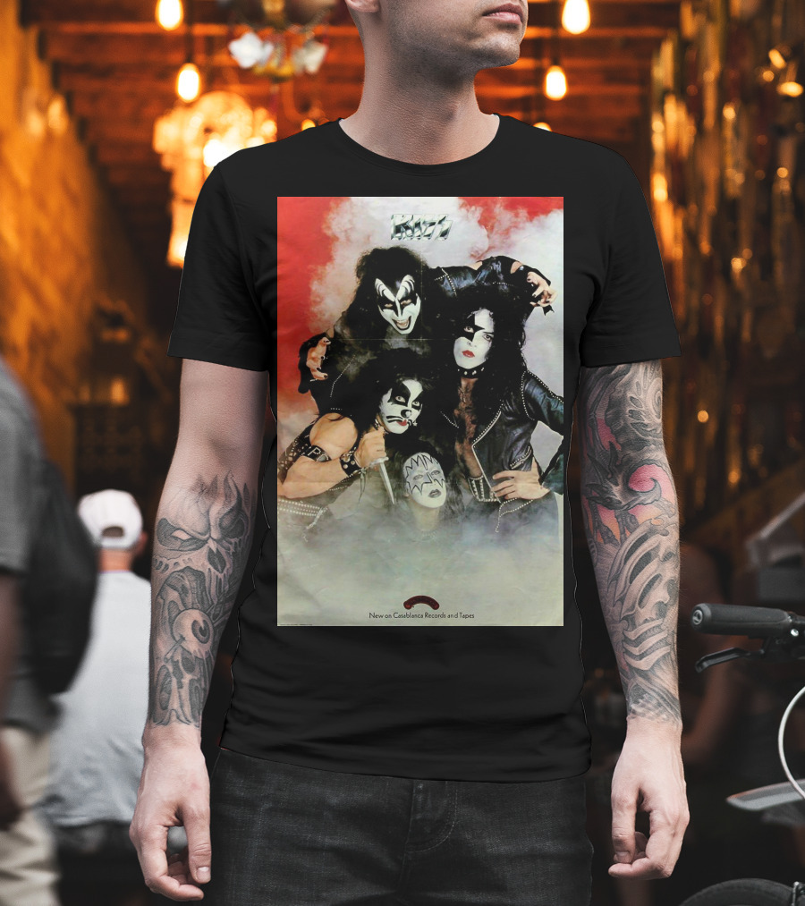 Kiss Band New On Casablanca Records And Tapes T-Shirt