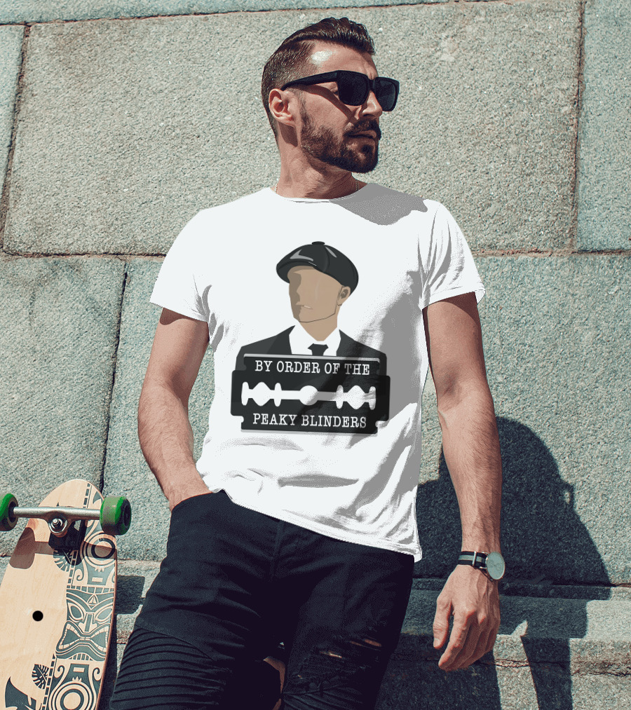 By Order Of The Peaky Blinders Razor Blade Hat T-Shirt