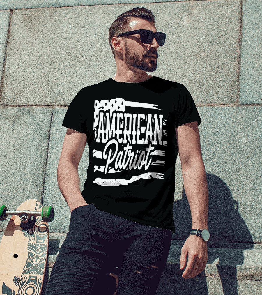 American Flag Patriot USA Decor Party American Patriotic Party T-Shirt