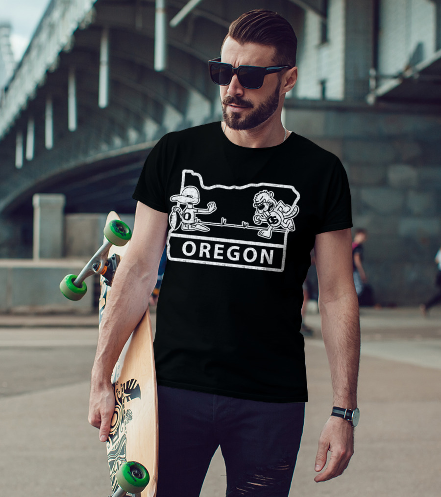 Oregon Ducks Beavers Rivalry College Football Showdown T-Shirt