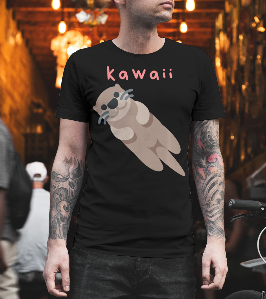 Kawaii Japanese Cute Sea Otter T-Shirt